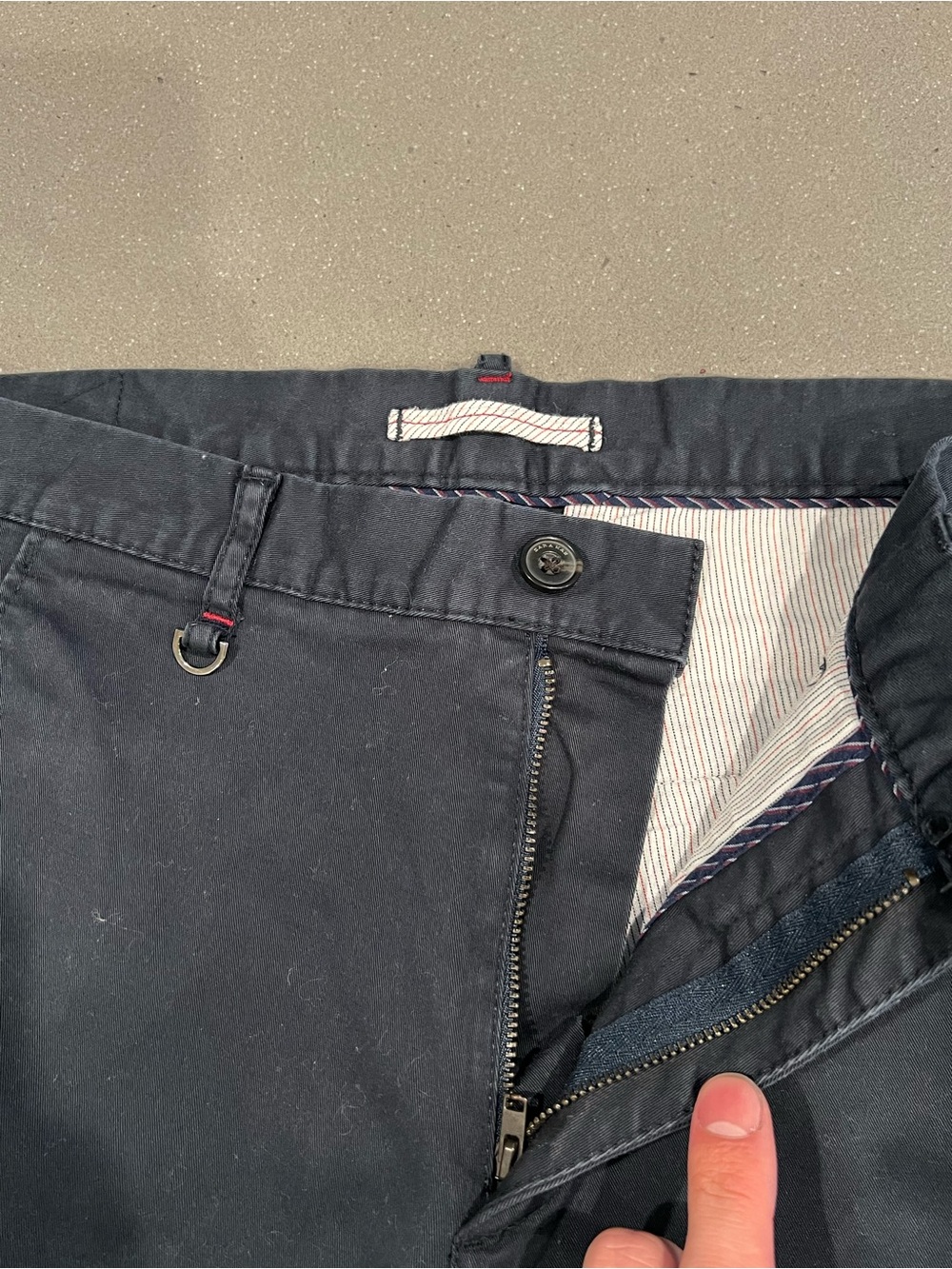 Zara Men's light Navy Chino Pants
